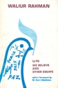 UN We Believe and Other Essays